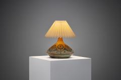  S holm Stent j Soholm ceramics Decorative Glazed Ceramic Table Lamp for S holm Stent j Denmark 1960s - 3898064