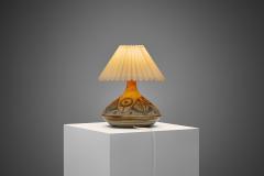  S holm Stent j Soholm ceramics Decorative Glazed Ceramic Table Lamp for S holm Stent j Denmark 1960s - 3898075