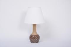  S holm Stent j Soholm ceramics Handmade Danish Mid Century Modern Stoneware Lamp with graphic pattern by Soholm - 2108690