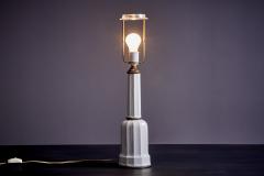  S holm Stent j Soholm ceramics Heiberg table lamp made of porcelain and brass by S holm  - 3895792