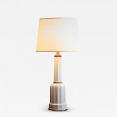  S holm Stent j Soholm ceramics Heiberg table lamp made of porcelain and brass by S holm  - 3900673