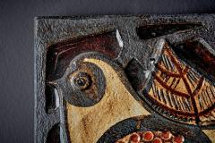  S holm Stent j Soholm ceramics Noomi Backhausen Ceramic Wall Mural with Bird Motif 1 by S holm - 4613723