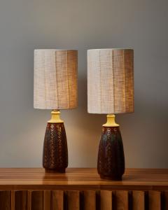  S holm Stent j Soholm ceramics Pair of Ceramic Mod 3035 Table Lamps by S holm Stent j - 2999700