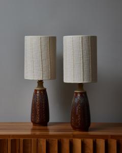  S holm Stent j Soholm ceramics Pair of Ceramic Mod 3035 Table Lamps by S holm Stent j - 2999701