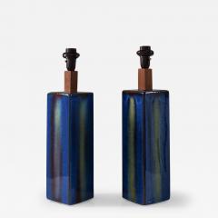  S holm Stent j Soholm ceramics Pair of Ceramic Table Lights by S holm Denmark - 3104062