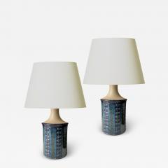  S holm Stent j Soholm ceramics Pair of Danish Modern Table Lamps by Soholm Stentoj - 2891246