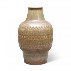  S holm Stent j Soholm ceramics Pair of Exuberantly Ornamented Vases by Gerd Hjort Petersen for S holm - 3550366