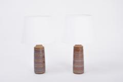  S holm Stent j Soholm ceramics Pair of Hand Made Danish Mid Century Ceramic Table Lamps by Soholm Stentoj - 2161718