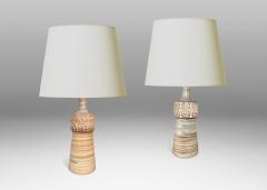  S holm Stent j Soholm ceramics Pair of Table Lamps by Arne Finne for S holm - 4250279