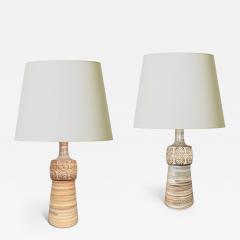  S holm Stent j Soholm ceramics Pair of Table Lamps by Arne Finne for S holm - 4250832