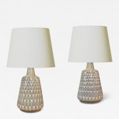  S holm Stent j Soholm ceramics Pair of Table Lamps by Einar Johansen for S holm Stent j - 4533277