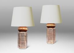  S holm Stent j Soholm ceramics Pair of Table Lamps by Haico Nitzsche for S holm - 4480955