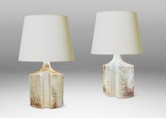  S holm Stent j Soholm ceramics Pair of table lamps by Haico Nitzsche for S holm - 4637845