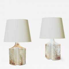  S holm Stent j Soholm ceramics Pair of table lamps by Haico Nitzsche for S holm - 4638723