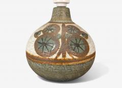  S holm Stent j Soholm ceramics S holm Keramik Danish Modern Beige Stoneware Table Lamp Denmark 1960s - 4264035