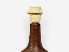  S holm Stent j Soholm ceramics S holm Stent j Danish Modern Table Lamp Burnt Orange Ceramic Denmark 1960s - 4695170
