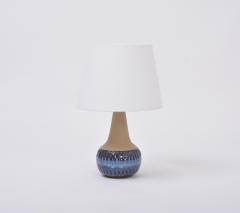  S holm Stent j Soholm ceramics Soholm Handmade Danish Mid Century Modern Stoneware Lamp with Blue Ceramic Base - 2037505