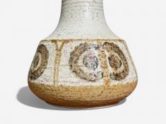  S holm Stent j Soholm ceramics Svend Aage Jensen Table Lamps Beige Stoneware Denmark 1960s - 4469147