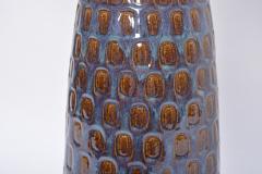  S holm Stent j Soholm ceramics Tall blue Danish Mid Century Modern Ceramic table lamp model 3017 by Soholm - 2501816