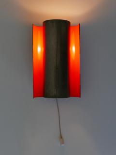  S lken Leuchten Extremely Rare Mid Century Sconce or Wall Lamp by S lken Leuchten Germany 1960s - 4060975