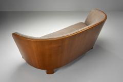  S ren Willadsen Curved Two Seater Sofa by S ren Willadsen Denmark 1940s - 4528204