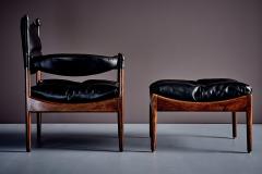  S ren Willadsen M belfabrik Modus Lounge Chair with matching Ottoman designed by Kristian Solmer Vedel - 4637638