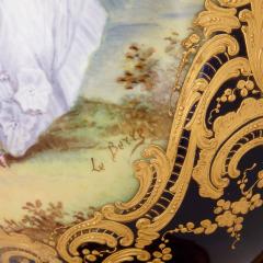  S vres Porcelain Manufactory S vres style porcelain and gilt bronze jardini re and vase garniture suite - 2912294