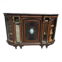  S vres Porcelain Manufacture Nationale de S vres Antique French Ebonized Credenza Side Cabinet W Sevres Plaque - 4572132