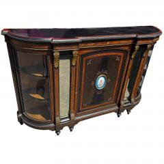  S vres Porcelain Manufacture Nationale de S vres Antique French Ebonized Credenza Side Cabinet W Sevres Plaque - 4572134
