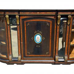  S vres Porcelain Manufacture Nationale de S vres Antique French Ebonized Credenza Side Cabinet W Sevres Plaque - 4578038