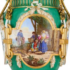  S vres Porcelain Manufacture Nationale de S vres Antique French S vres style ormolu mounted porcelain mantel clock - 4136403