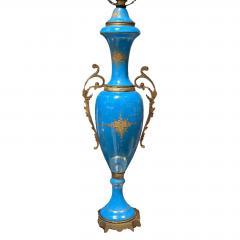 S vres Porcelain Manufacture Nationale de S vres Antique Sevres Blue Scenic Porcelain Urn Now Table Lamp - 4663949