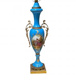  S vres Porcelain Manufacture Nationale de S vres Antique Sevres Blue Scenic Porcelain Urn Now Table Lamp - 4663951