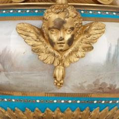  S vres Porcelain Manufacture Nationale de S vres Antique gilt bronze mounted S vres porcelain garniture - 3552842