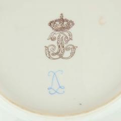  S vres Porcelain Manufacture Nationale de S vres Large antique French S vres style porcelain dessert service with a travel case - 4584905