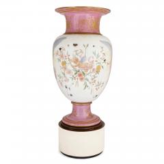  S vres Porcelain Manufacture Nationale de S vres Monumental S vres Pink Ground Vase with Winged Muse by Charles Barriat - 4740799
