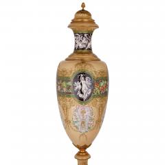  S vres Porcelain Manufacture Nationale de S vres Monumental S vres style ormolu mounted porcelain vase of the Four Seasons - 2926683