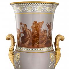  S vres Porcelain Manufacture Nationale de S vres Monumental antique S vres porcelain Neoclassical style vase with mauve ground - 3997903