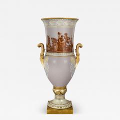  S vres Porcelain Manufacture Nationale de S vres Monumental antique S vres porcelain Neoclassical style vase with mauve ground - 4000507