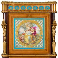  S vres Porcelain Manufacture Nationale de S vres Pair of antique S vres style porcelain and ormolu mounted secretaires - 3949706