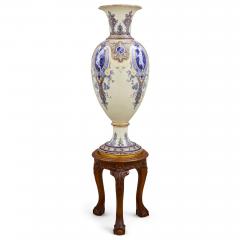  S vres Porcelain Manufacture Nationale de S vres Very large antique S vres p te sur p te porcelain vase with stand - 4409197