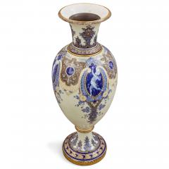  S vres Porcelain Manufacture Nationale de S vres Very large antique S vres p te sur p te porcelain vase with stand - 4409199