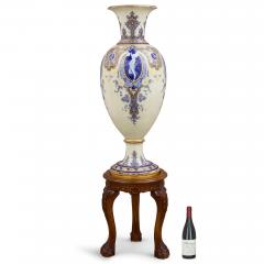  S vres Porcelain Manufacture Nationale de S vres Very large antique S vres p te sur p te porcelain vase with stand - 4409209