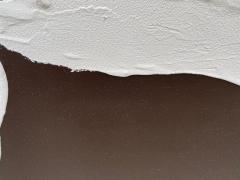  SHERADSKI ABSTRACT DARK BROWN AND WHITE PAINTING ACRYLIC ON CANVAS BY SHERADSKI - 3219728