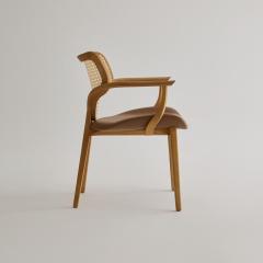  SIMONINI Lotus Dining Chair by Daniel Simonini Solid Oak Cane Back - 4762911