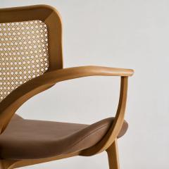  SIMONINI Lotus Dining Chair by Daniel Simonini Solid Oak Cane Back - 4762915