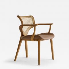  SIMONINI Lotus Dining Chair by Daniel Simonini Solid Oak Cane Back - 4826145