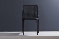  SIMONINI Minimal Style Solid Wood Chair Leather or Textile Seating Caning Backboard - 2022462