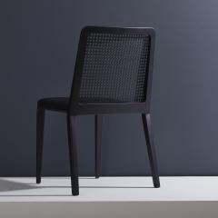  SIMONINI Minimal Style Solid Wood Chair Leather or Textile Seating Caning Backboard - 2022467