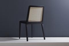  SIMONINI Minimal Style Solid Wood Chair Leather or Textile Seating Caning Backboard - 2022197